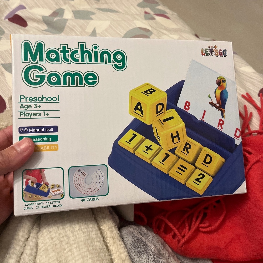 Matching game age 3+ new